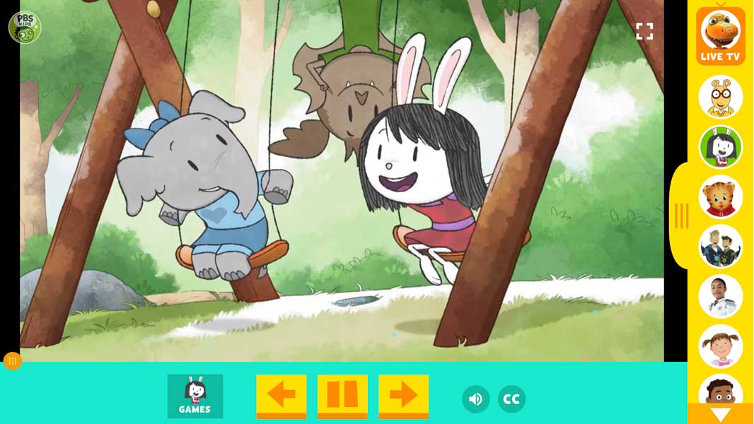 PBS KIDS video player image