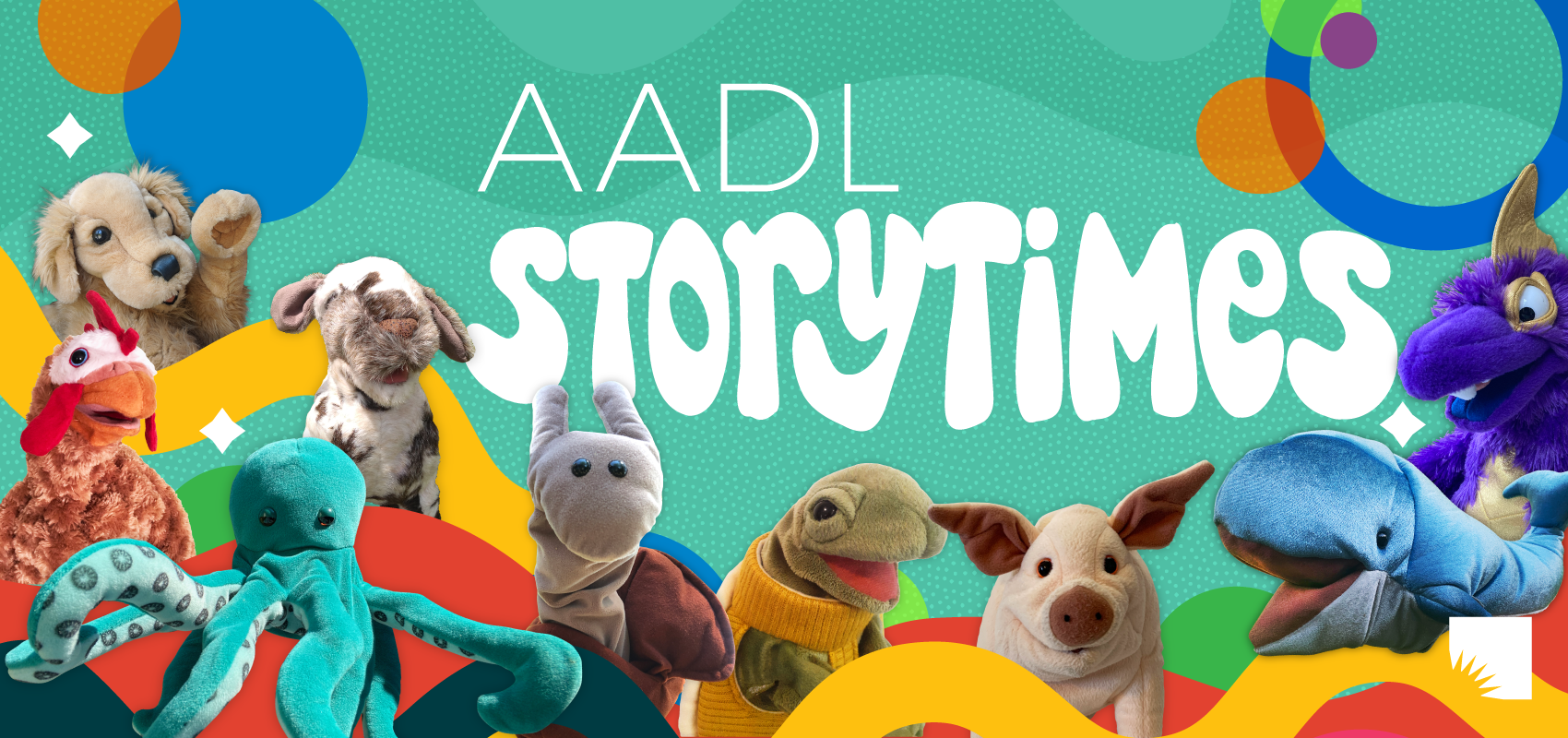 AADL storytimes poster