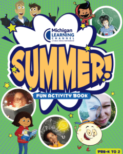 pre-k-2 michigan learning channel Activity book cover
